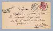 Heimat TI AURESSIO 1890-02-11 Strahlenstempel Auf Brief Mit 10 Rp. Wertziffer Nach S.Vittore - Lettres & Documents