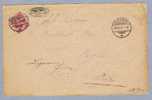 Heimat TI AURESSIO 1887-06-22 Strahlenstempel Auf Brief Mit 10 Rp. Wertziffer Nach S.Pietro - Lettres & Documents