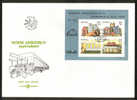 NORWAY FDC 1986 «Paper Industry, Souv.block». Perfect, Cacheted Unadressed Cover - FDC