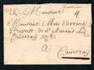 Belgique Precurseur 1731 Lettre Avec Manuscrit " De Malines" + 4 Pour Courtray - 1714-1794 (Paises Bajos Austriacos)