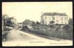 CPA  ANCIENNE- FRANCE- BEAUMONT (72)-  LA MAIRIE EN GROS PLAN- JARDIN DEVANT- ROUTE D'ENTRÉE- - Beaumont Sur Sarthe