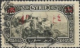 SYRIA 1926 Merkab Surcharged - 4p. On 0p.25 - Black FU (Red Ink Surcharge) - Gebruikt
