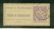 FRANCE Téléphone. N° 22 Obl. - Telegraaf-en Telefoonzegels