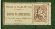 FRANCE Téléphone. N° 26 Obl. - Telegraaf-en Telefoonzegels