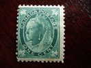 CANADA 1897-1898 VICTORIA ONE CENT BLUE-GREEN Mint/Hinge. - Unused Stamps