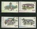 Hong Kong        "Traditional Building"    Set     SC# 720-23  MNH** - Unused Stamps