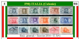 Italia-F00098-Emissione Generale 1932 (+) LH - Algemene Uitgaven