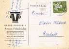 2407. Tarjeta KOLN MULHEIM 1961 (Alemania). Privat Card Doguerie - Briefe U. Dokumente