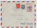 France Air Mail Cover Sent To USA Paris 29-10-1957 - 1927-1959 Lettres & Documents