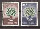 Suriname 345-346 MNH ; Vluchtelingenzegels, Timbres De Refugees, Sellos De Refugiees, Refugiados 1960 - Refugees