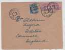 France Cover Sent To England Ste. Adresse 1948 (1 Of The Stamps Is Damaged) - Storia Postale