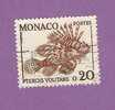 MONACO TIMBRE N° 542 OBLITERE POISSONS DU MUSEE OCEANOGRAPHIQUE - Used Stamps