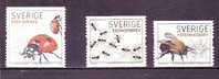 Sweden 2008 MiNr. 2624 - 2626 Schweden Sverige Insects Bugs 3v MNH** 3.40 € - Unused Stamps