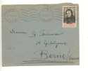 1049$$$ 1942 Francia France 4f STENDHAL Solo Isolato Cover To Suisse - Briefe U. Dokumente