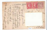 PO491# 2 X 1 F + 4 F Su Cartolina CHAMONIX - MONT BLANC  VG 1947 - Storia Postale