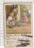 PO6231A# Illustrata Pauli Ebner - BAMBINI Con GHIRLANDE Di FIORI  VG 1938 - Ebner, Pauli