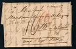 Autriche Précurseur 1808 Lettre Avec Manuscrit "de Vienne" + Divers Ports Pour ATH (Belgique) - ...-1850 Prefilatelía