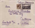 3260# LUXEMBOURG LETTRE Obl LUXEMBOURG VILLE 1937 Pour CASTKOVCE TCHECOSLOVAQUIE SLOVAKIA SLOVAQUIE - Lettres & Documents