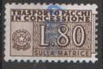 PIA - 1955-81 - Specializzazione  : PACCHI CONCESSIONE : £ 80 - (SAS 10/II) - Paquetes En Consigna