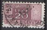 PIA - ITALIA - Specializzazione - 1955-79 : Pacchi Postali £ 20 - (SAS  86/II) - Paquetes Postales