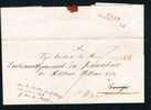 Belgique Précurseur 1824 Lettre Avec Marque NIMEGEN Datée De Lemalt Pour Brussel + Marque "D94B/BRUXELLES" Et Réexpédié - 1815-1830 (Période Hollandaise)