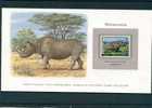 Rhinoceros. African Rhinoceros.. Hippopotame. Neushoorn. Nashorn.Republique Unie Du Cameroun.Cameroon.1979. MNH**. WWF. - Rhinocéros