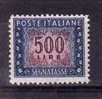 1947-54 - SEGNATASSE - CIFRA CON MOTIVI ORNAMENTALI - G.I.  - N. 110 - VAL. CAT. 25.00€ - Postage Due