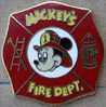 SAPEURS POMPIERS - MICKEY'S  FIRE DEPT -  ECHELLE - HYDRANTE - DISNEY - MICKEY MOUSE - MAUS - SOURIS - EGF -     (22) - Feuerwehr