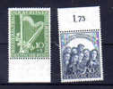 1950  Orchestre Philharmonique De Berlin, 58 / 59**, Cote 200 €  Harpe  Anges  Angels - Unused Stamps