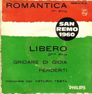 EP 45 RPM (7")  Arturo Testa  "  Romantica  " - Otros - Canción Italiana