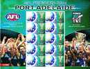 AUSTRALIA 2004 AFL PORT ADELAIDE SPECIAL EVENT SHEET - Blocks & Sheetlets