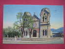 Santa Fe NM- Cathedral Of St Francis 1943 Cancel Linen---=====ref 148 - Santa Fe