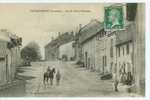 CPA 57-FAULQUEMONT-Rue De Pont à Mousson-(militaires) - Faulquemont