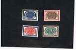 LUSSEMBURGO (LUXEMBOURG)  - SG 591.594   -  1955  10^ ANNIV. ONU       - NUOVI (MINT)** - Ungebraucht