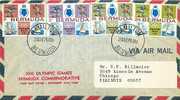 1968  Mexico Olympic Game  Complete Set On FDC - Bermudes