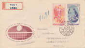 Czechoslovakia - 1966 - FDC Special Cancellation - World Volleyball Championship - Registered To Turkey - 17-1-66 - Volley-Ball