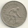 Luxembourg  1 Franc   KM#46.2  1955 - Luxemburgo