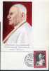 Vatican-1962- YT 368 Sur Carte - Jean XXIII - Covers & Documents