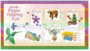 Hong Kong 2008 Children Stamps S/s-Paper Folding Flower Bear New Year Lotus Koala Monkey Banana Christmas - Ours
