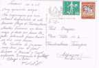 Postal LAUSANNE (Suiza) 1965. CERVIN,  Centenario Ascension Montaña - Covers & Documents