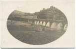 CARTE PHOTO - Pont De Fer Sur Une Rivière - Ouvrages D'Art