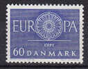 Denmark 1960 Mi. 386    60 Øre Europa CEPT MNH** - Unused Stamps