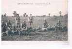 CAMP DE SISSONNE - Groupe De Mitrailleurs Au Tir - Manoeuvres