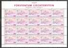 Liechtenstein - 1995 - Y&T 1045 (feuillet De 20) - Neuf ** - Nuovi