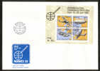 NORWAY FDC 1979 «Norwex 80, Souv.block». Perfect, Cacheted Unadressed Cover - FDC