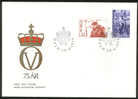 NORWAY FDC 1978 «King Olav V 75 Years». Perfect, Cacheted Unadressed Cover - FDC