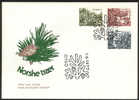 NORWAY FDC 1977 «Trees». Perfect, Cacheted Unadressed Cover - FDC