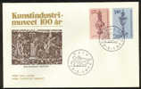 NORWAY FDC 1976 «Art Industry Museum». Perfect, Cacheted Unadressed Cover - FDC