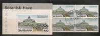 DENMARK -VF 2002 CANCELLED With First Day  JARDINS BOTANIQUES Complete CARNET - Yvert # C1270 - 10 Stamps - Postzegelboekjes