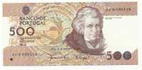 PORTUGAL - 500$00 20.11.1987 - Portugal